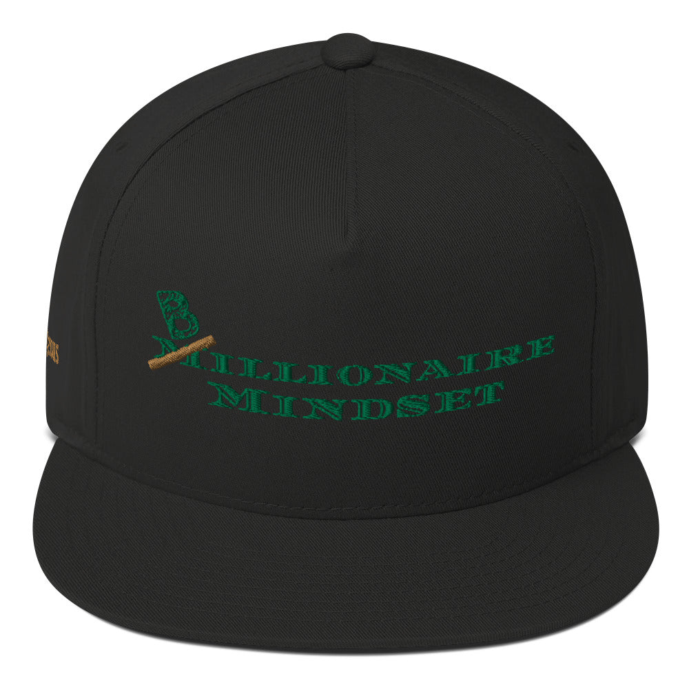 Billionaire Mindset Flat Bill Cap