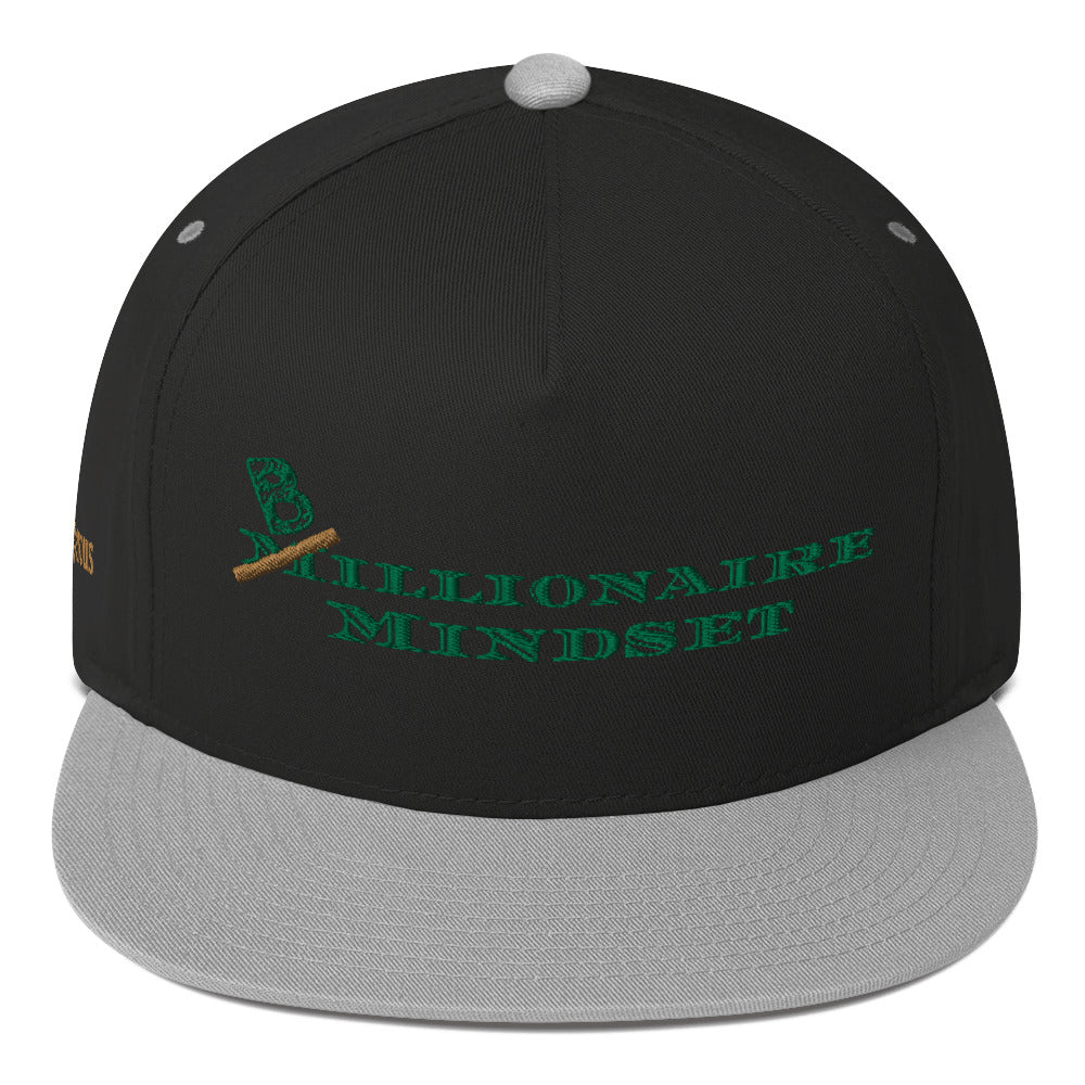 Billionaire Mindset Flat Bill Cap