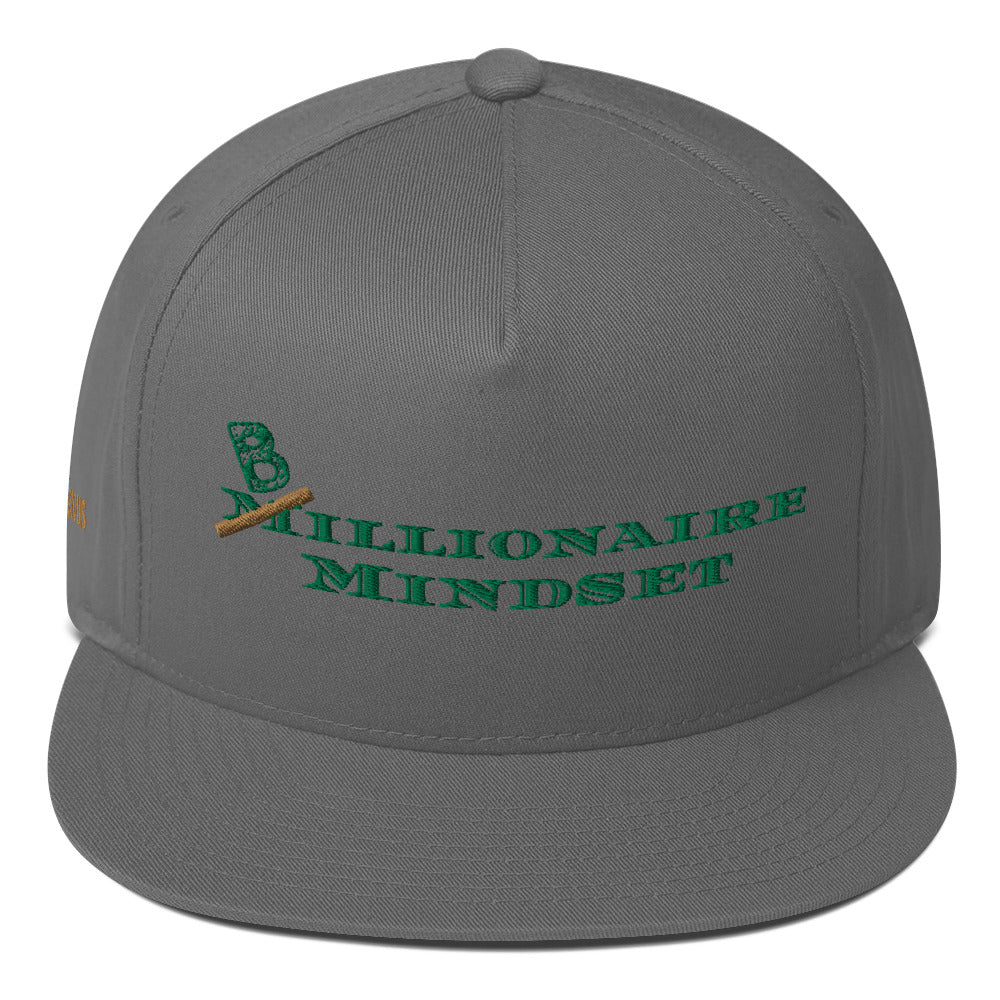 Billionaire Mindset Flat Bill Cap