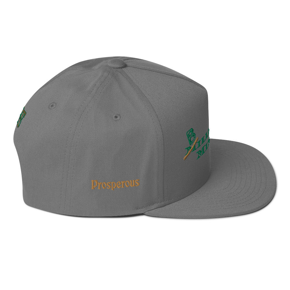 Billionaire Mindset Flat Bill Cap