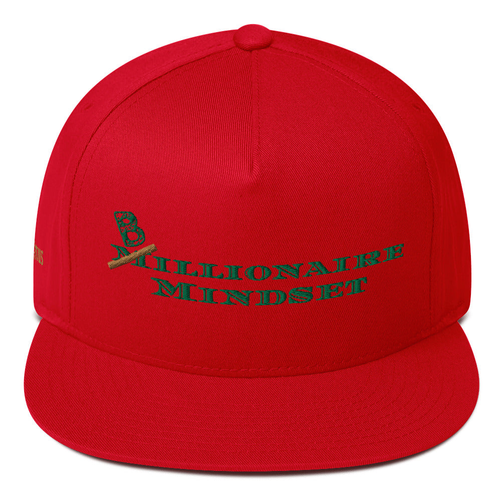 Billionaire Mindset Flat Bill Cap