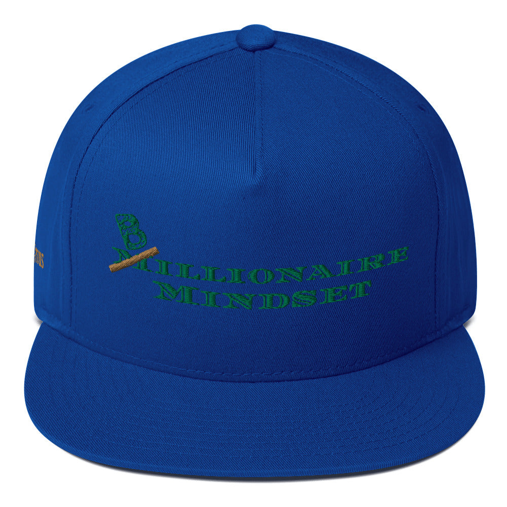 Billionaire Mindset Flat Bill Cap