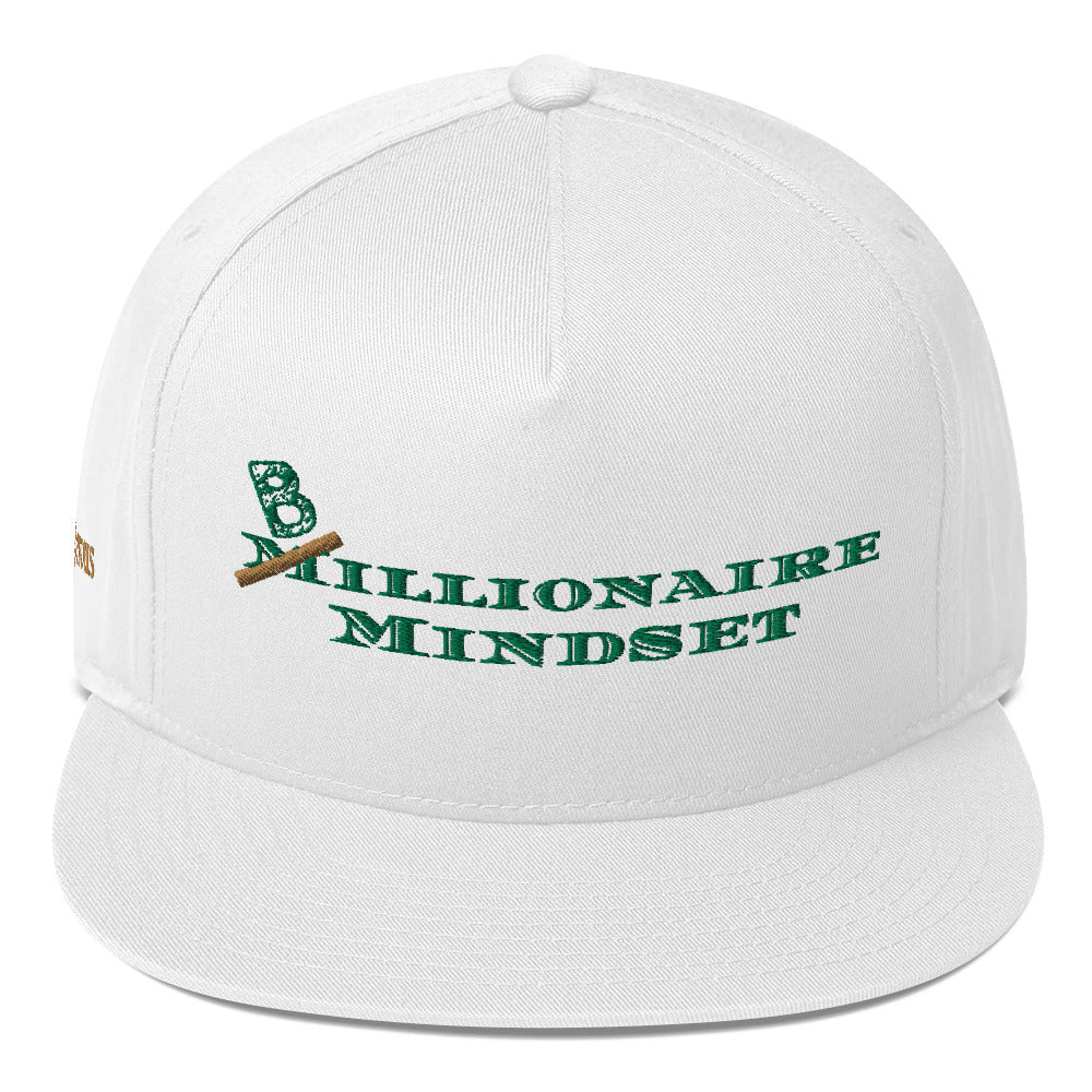 Billionaire Mindset Flat Bill Cap