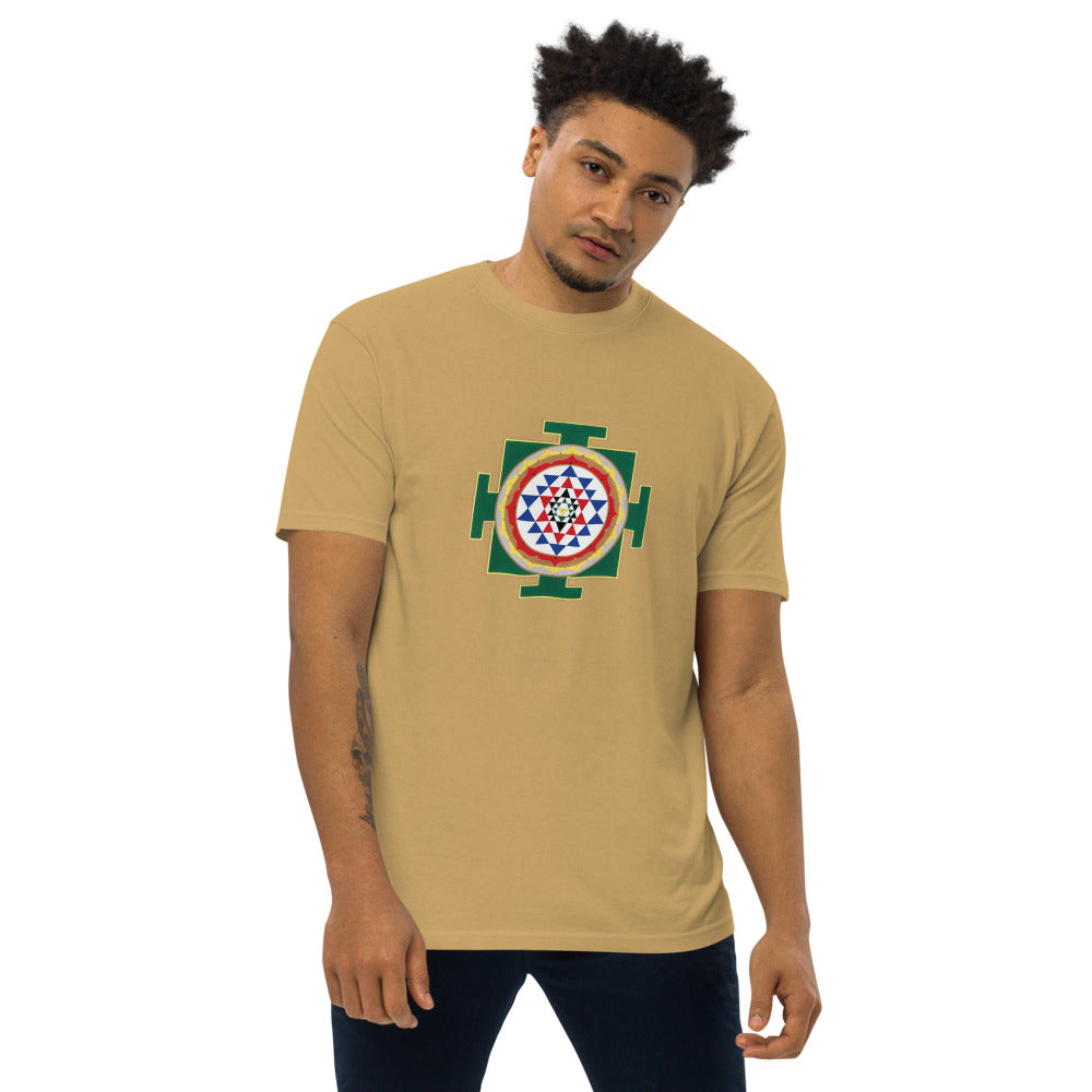 Sri Yantra 1 Men’s premium heavyweight tee
