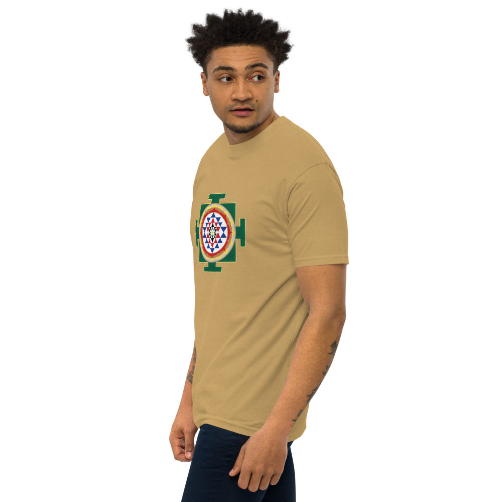 Sri Yantra 1 Men’s premium heavyweight tee