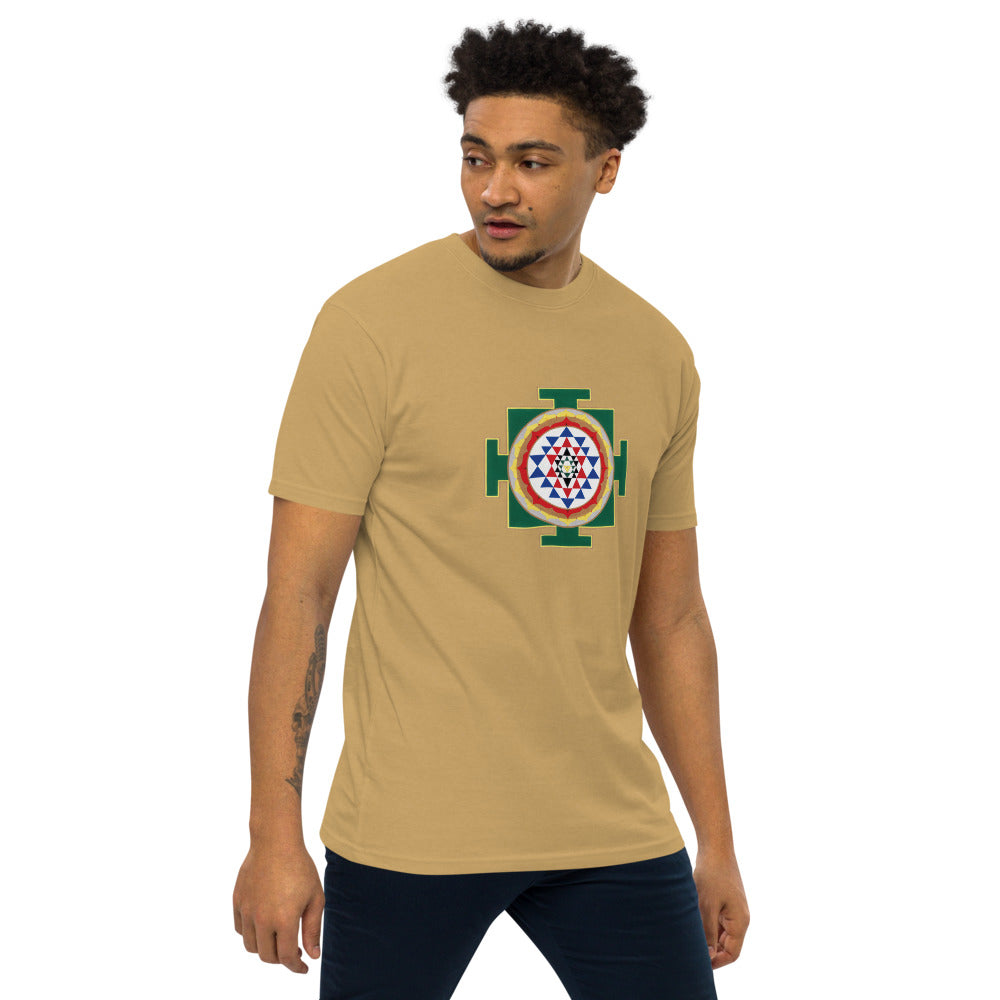 Sri Yantra 1 Men’s premium heavyweight tee