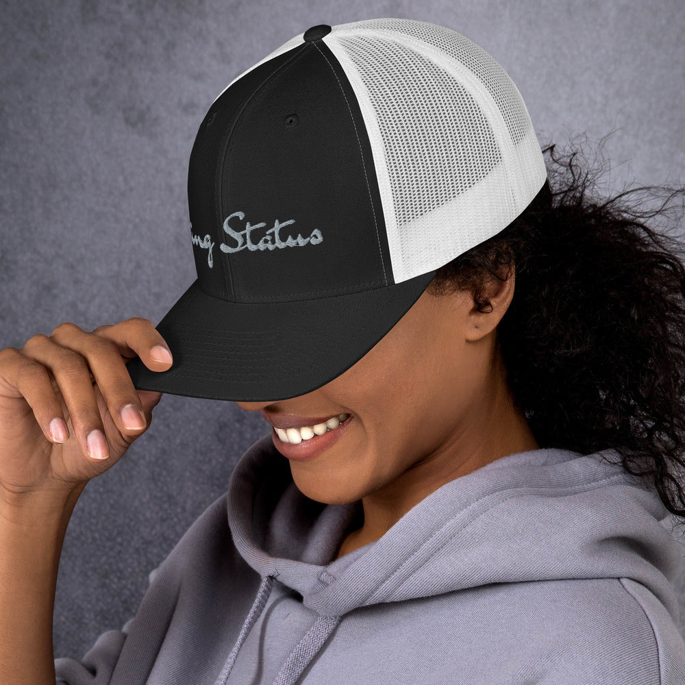 King Status Trucker Cap - Black
