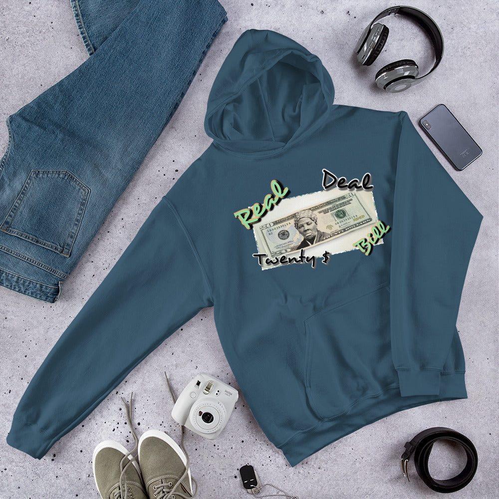 Harriet Tubman "Real $20 Bill" Hoodie