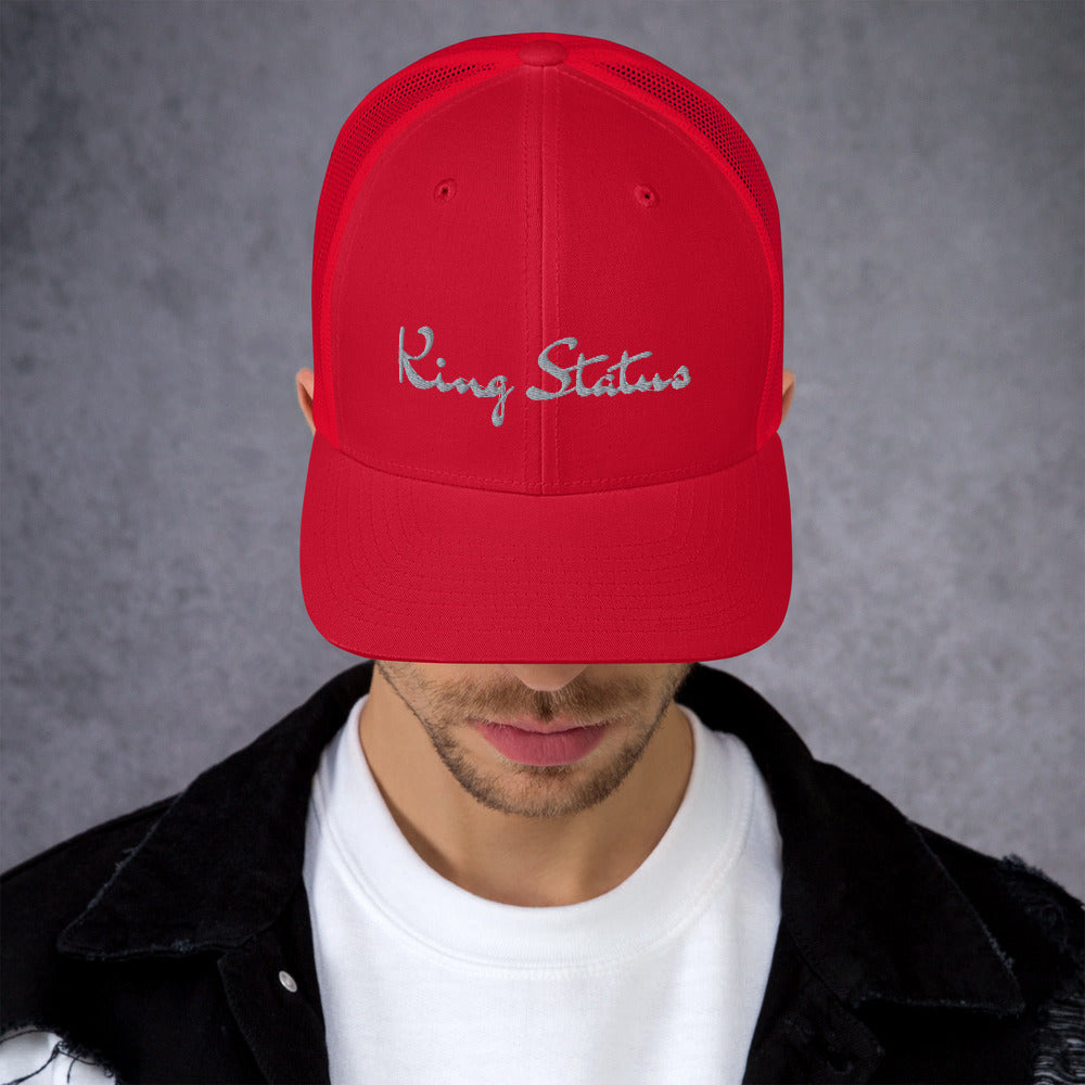 King Status Trucker Cap - Black