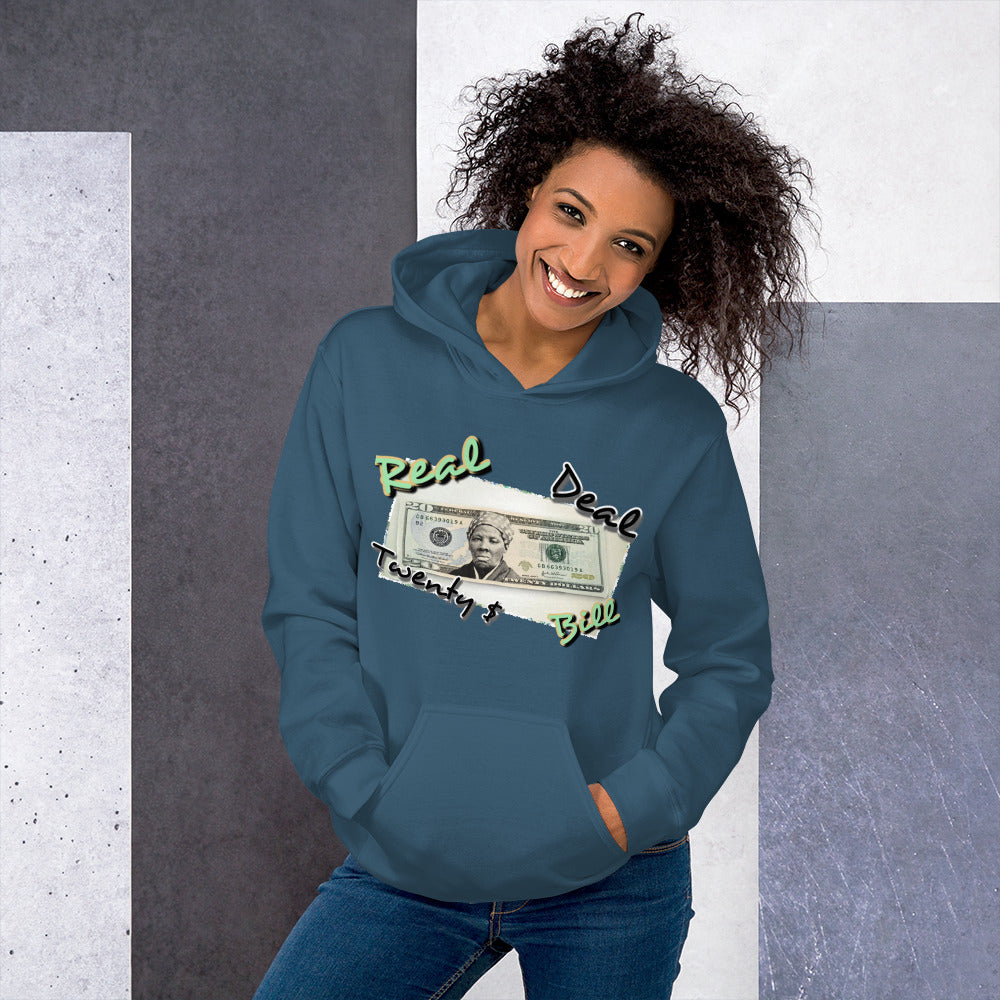 Harriet Tubman "Real $20 Bill" Hoodie