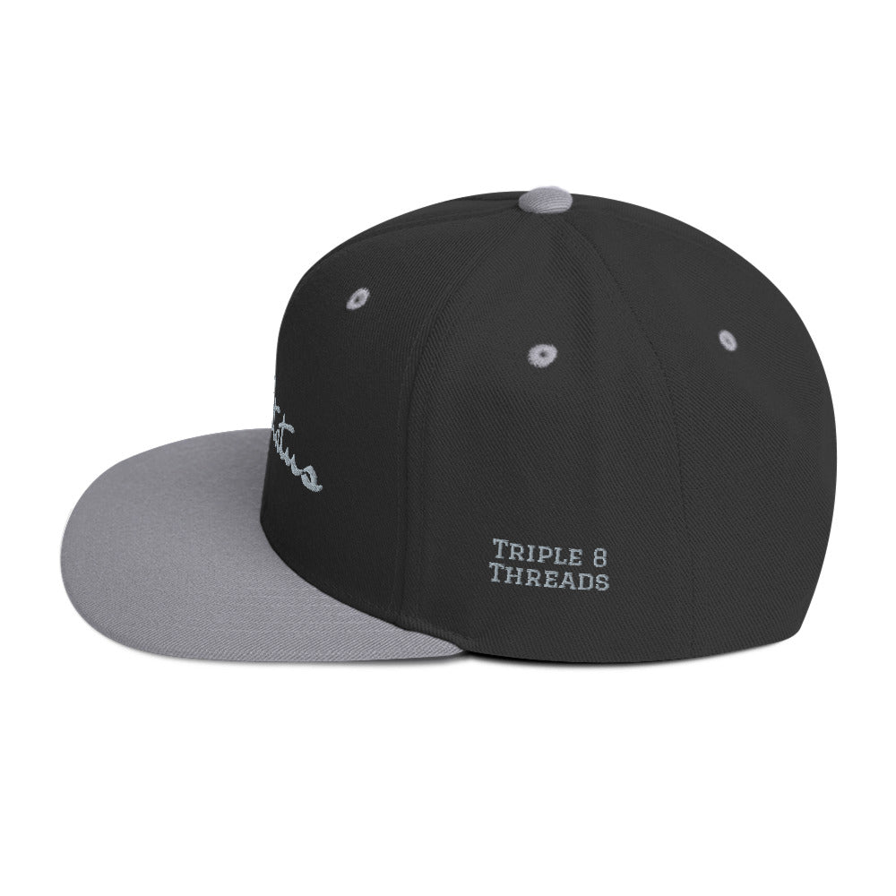 King Status Snapback Hat - Blue and Red