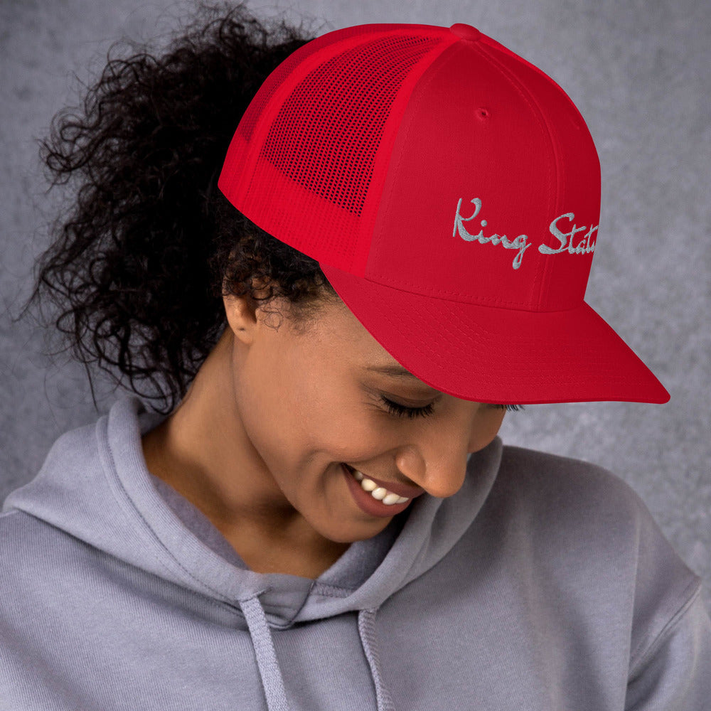 King Status Trucker Cap - Black