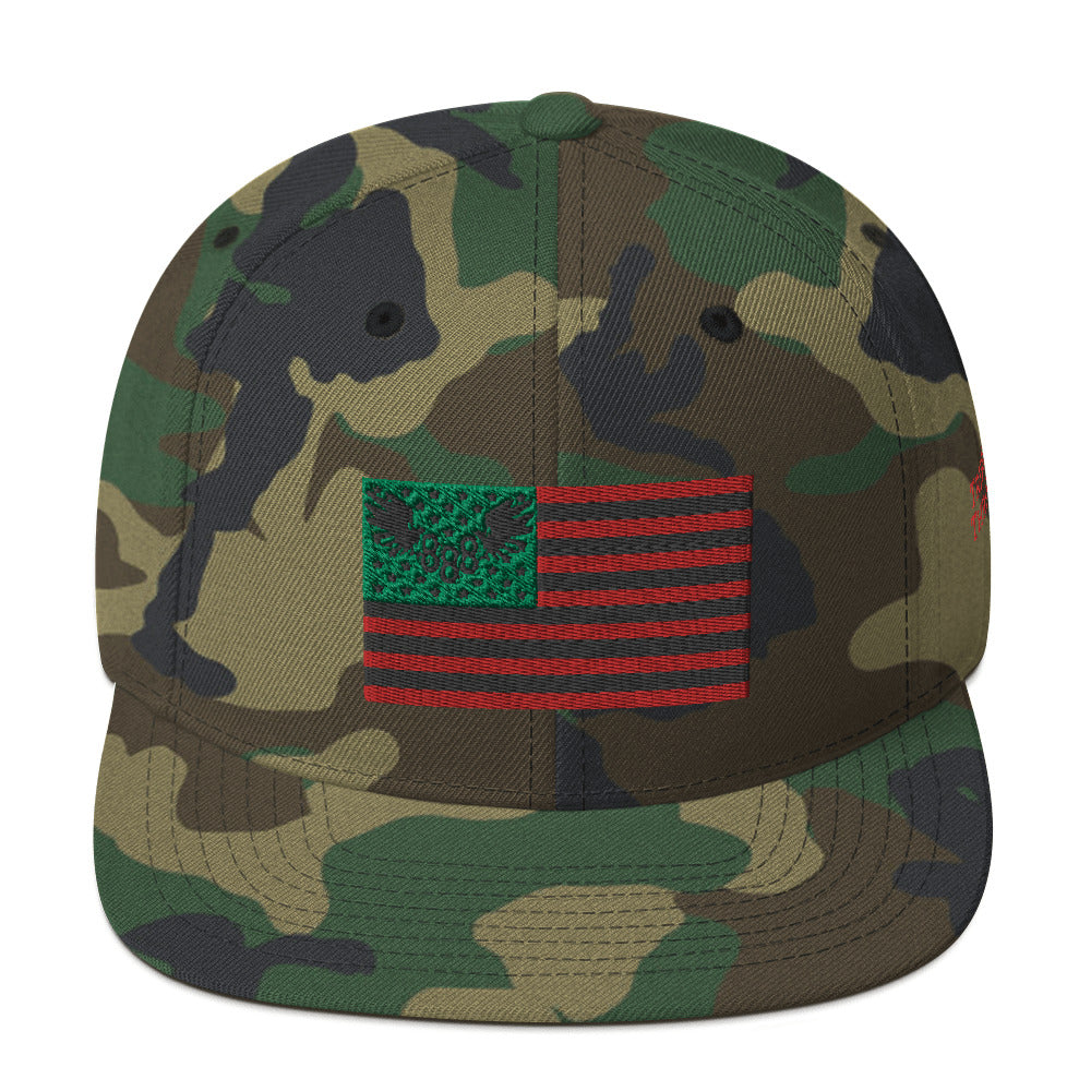 T8T Logo Snapback Hat - Black and Red