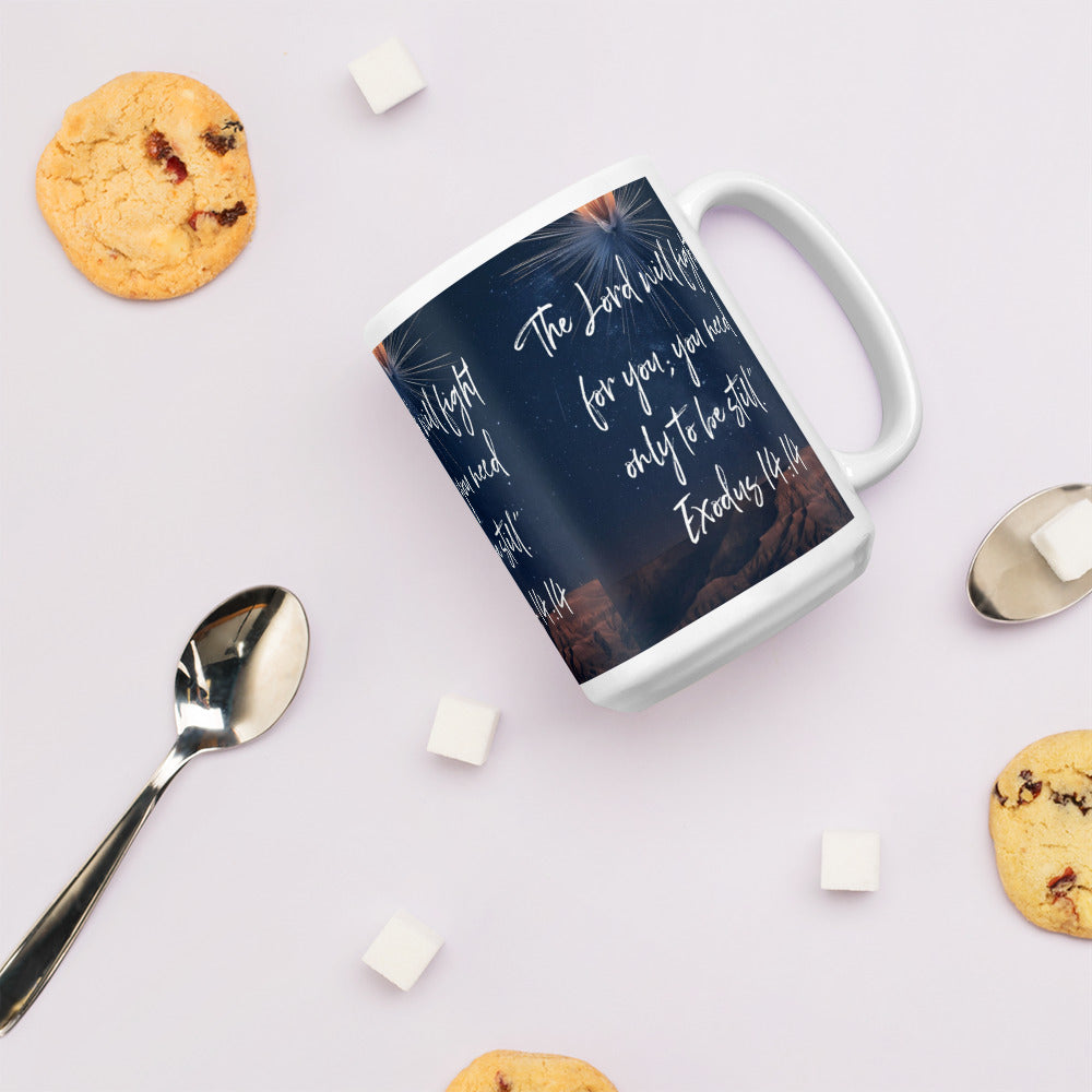 "The LORD will fight for you..." - Exodus 14:14 Mug