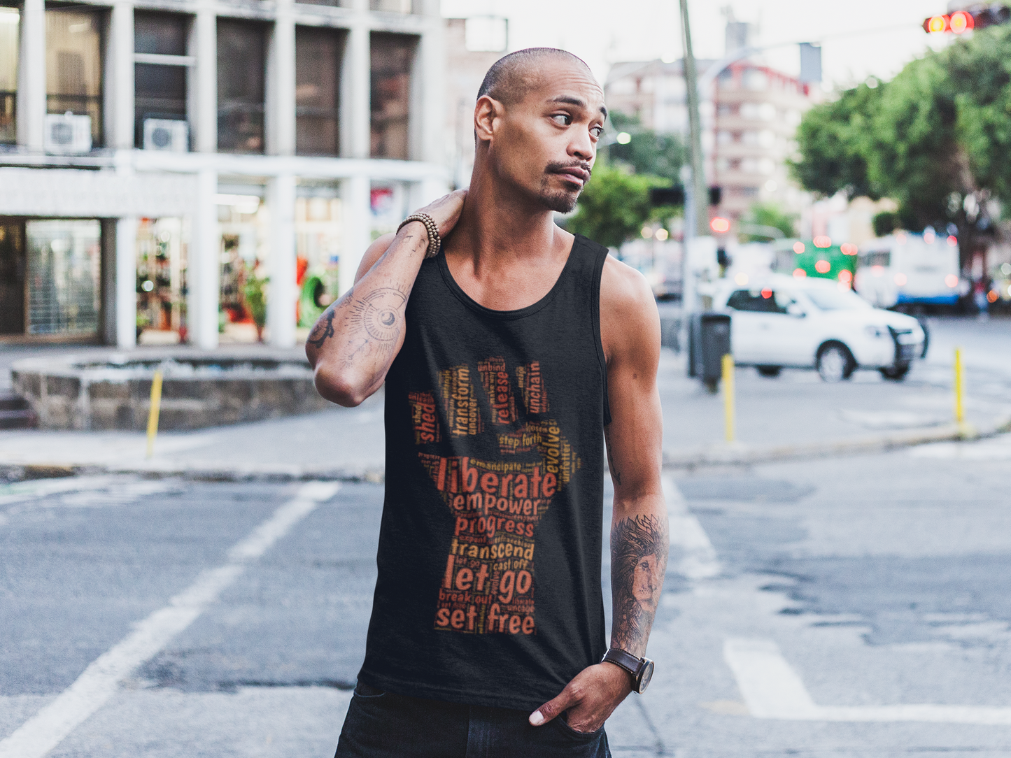 Mens Fist Tank Top