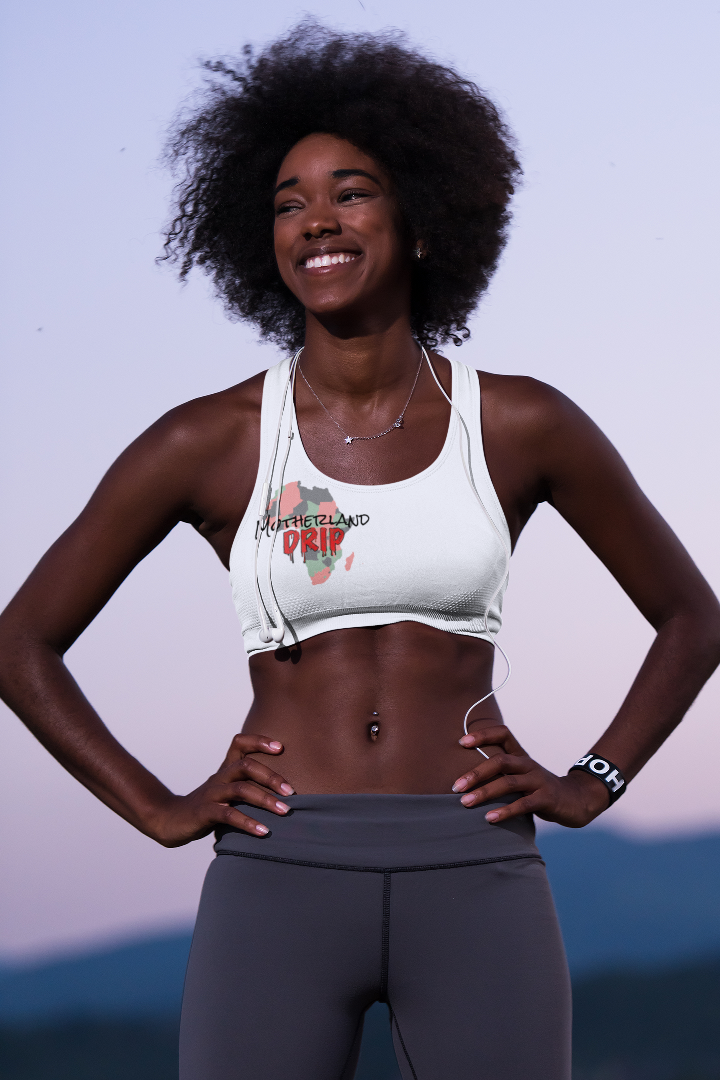 Motherland Drip Women's Seamless Sports Bra