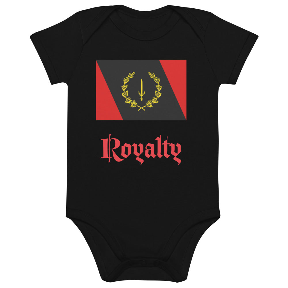 Black American Heritage Flag Organic cotton baby bodysuit