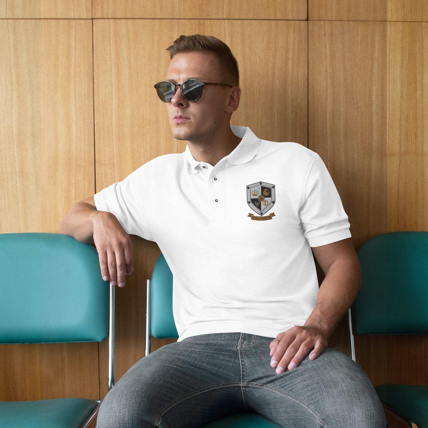 T8T Prosperous Shield Men's Premium Polo