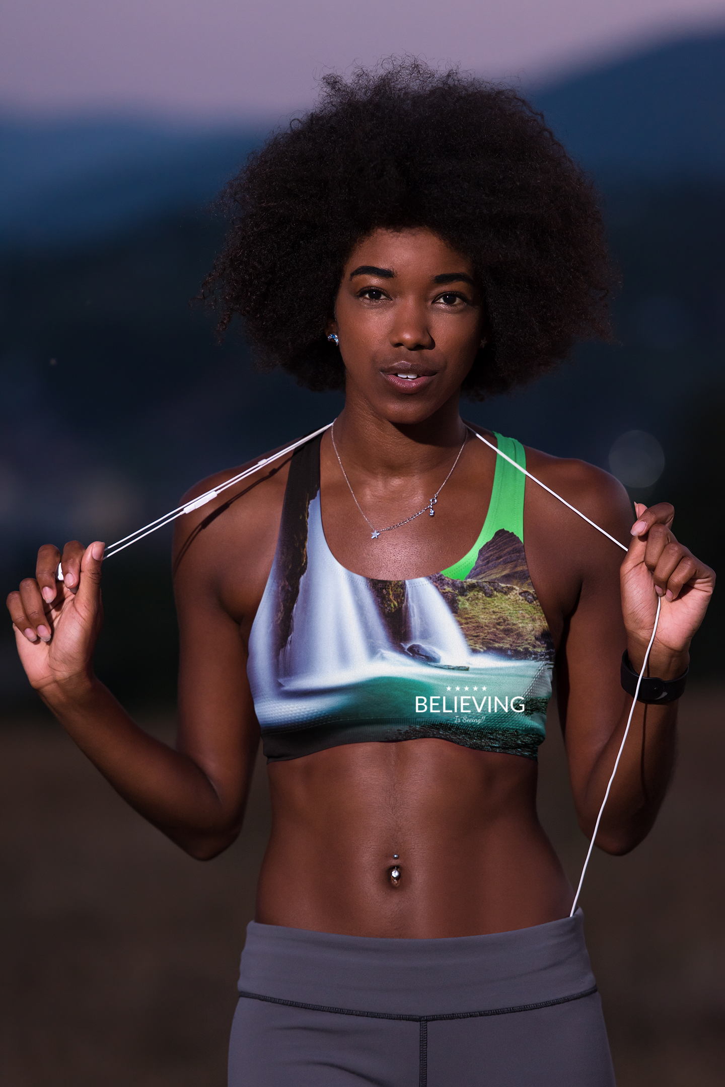Believing is Seeing Women's Seamless Sports Bra