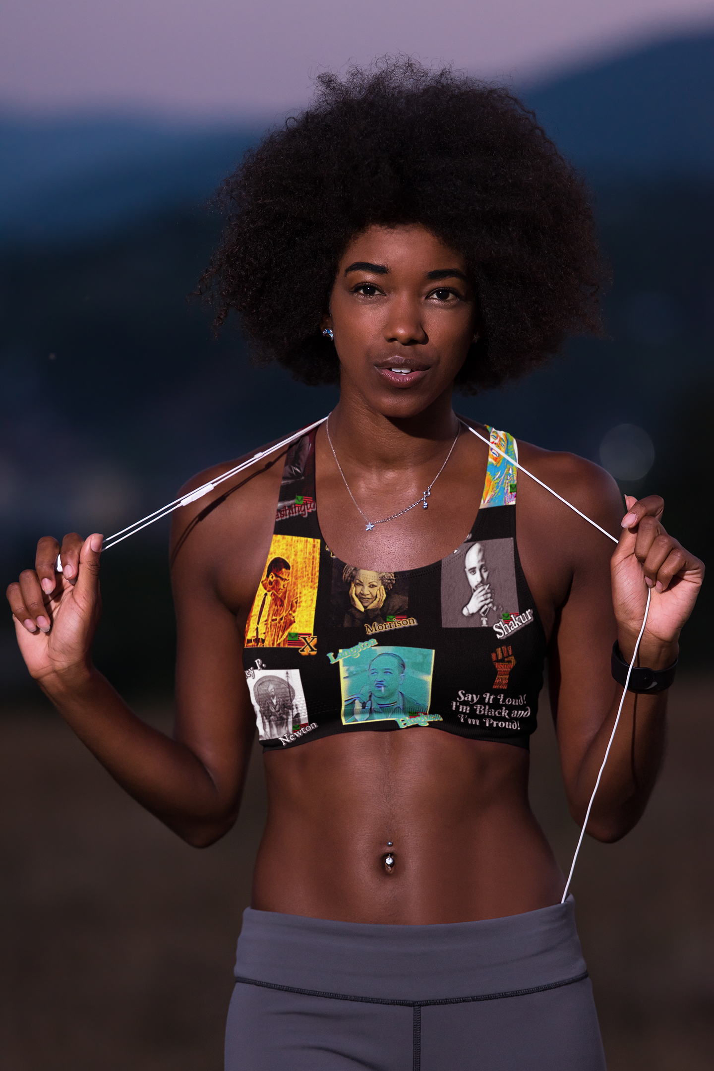 The Knowledge - Black Women's Seamless Sports Bra