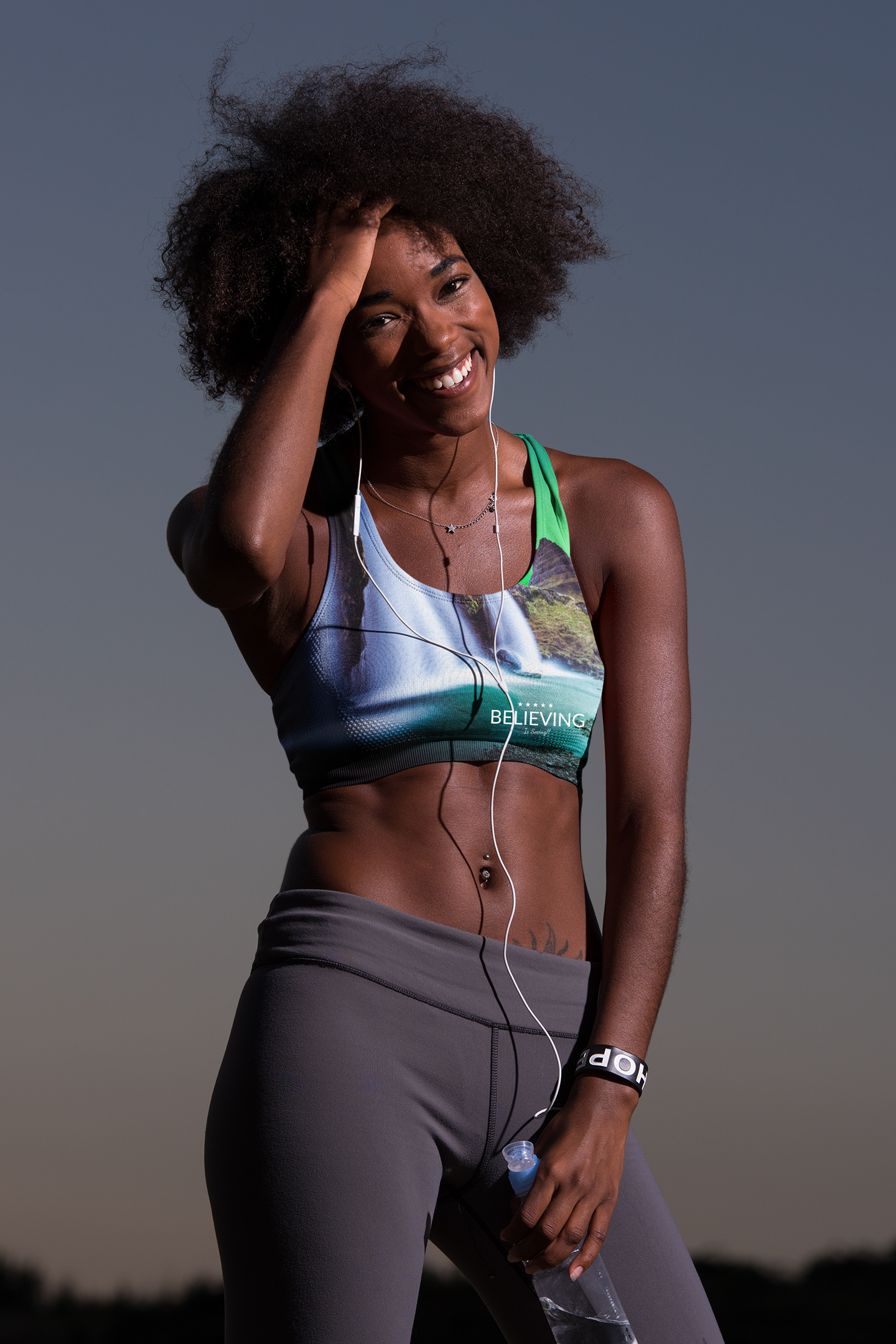 Believing is Seeing Women's Seamless Sports Bra