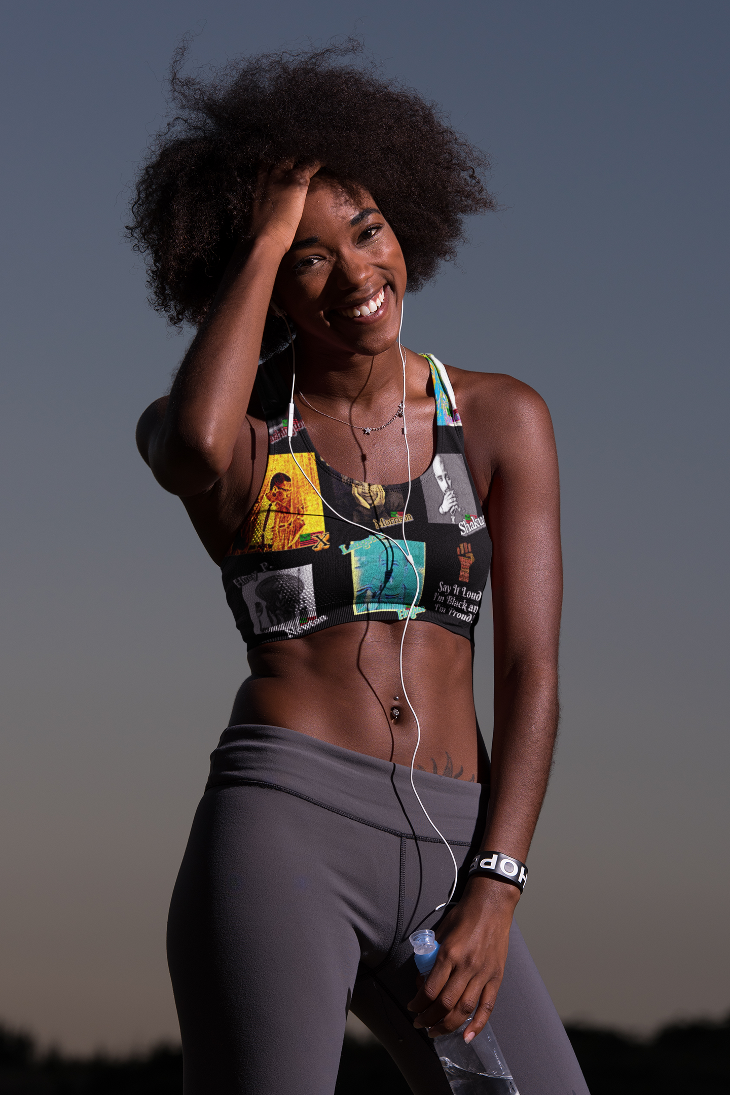 The Knowledge - Black Women's Seamless Sports Bra