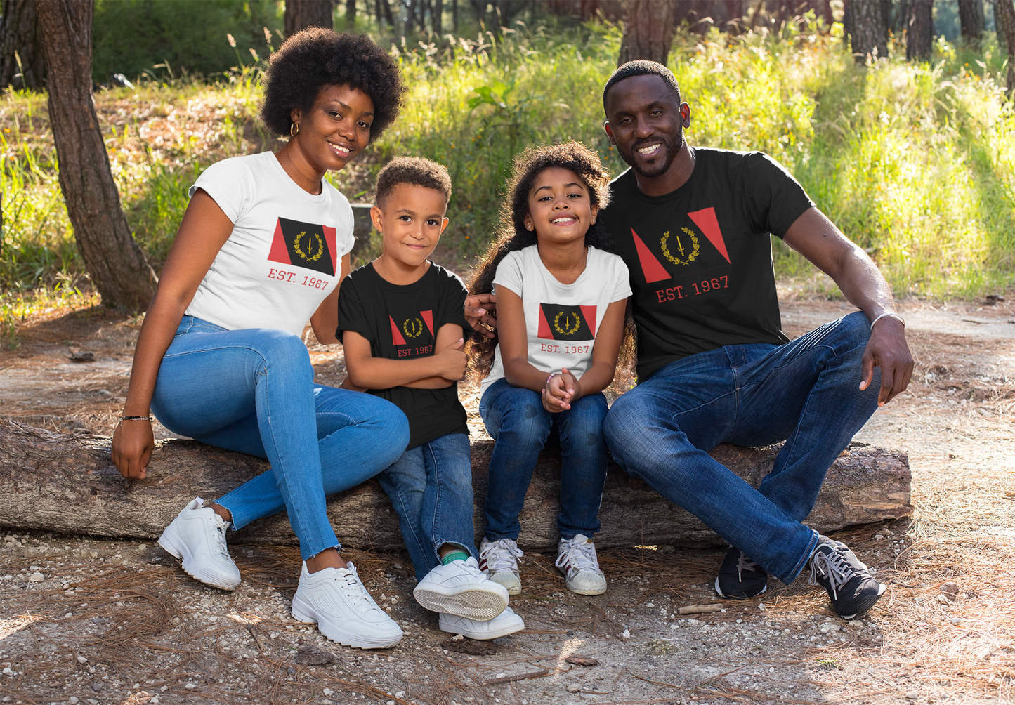 Black American Heritage Flag Youth Short Sleeve T-Shirt