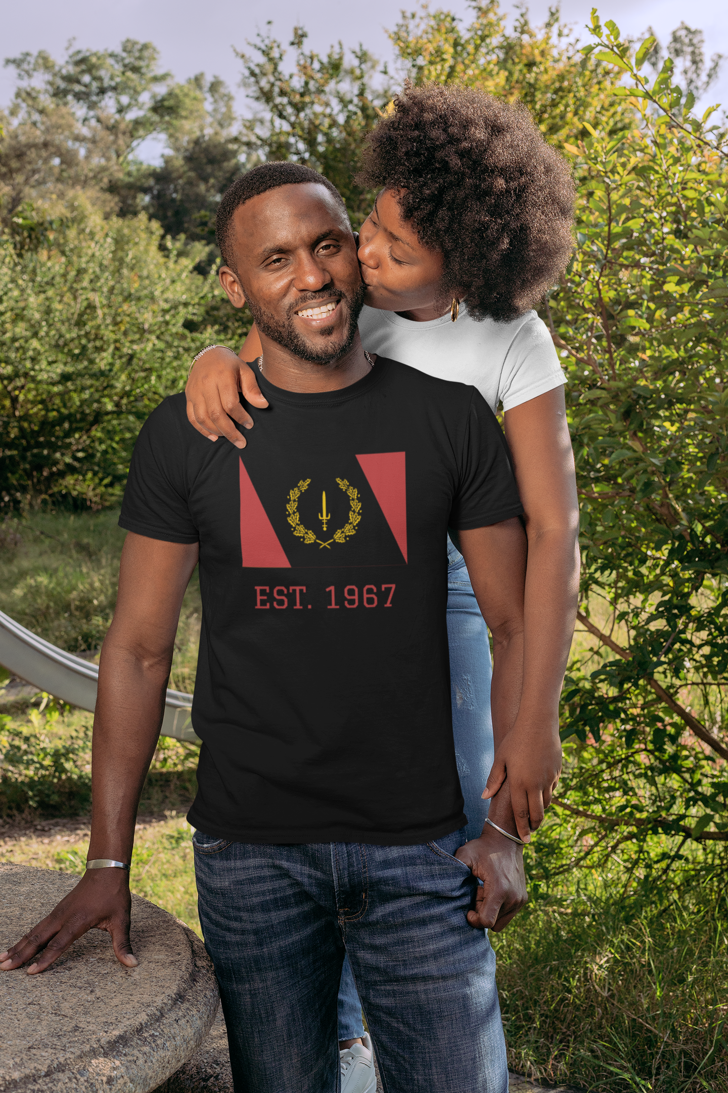 Black American Heritage Flag Short-Sleeve Unisex T-Shirt