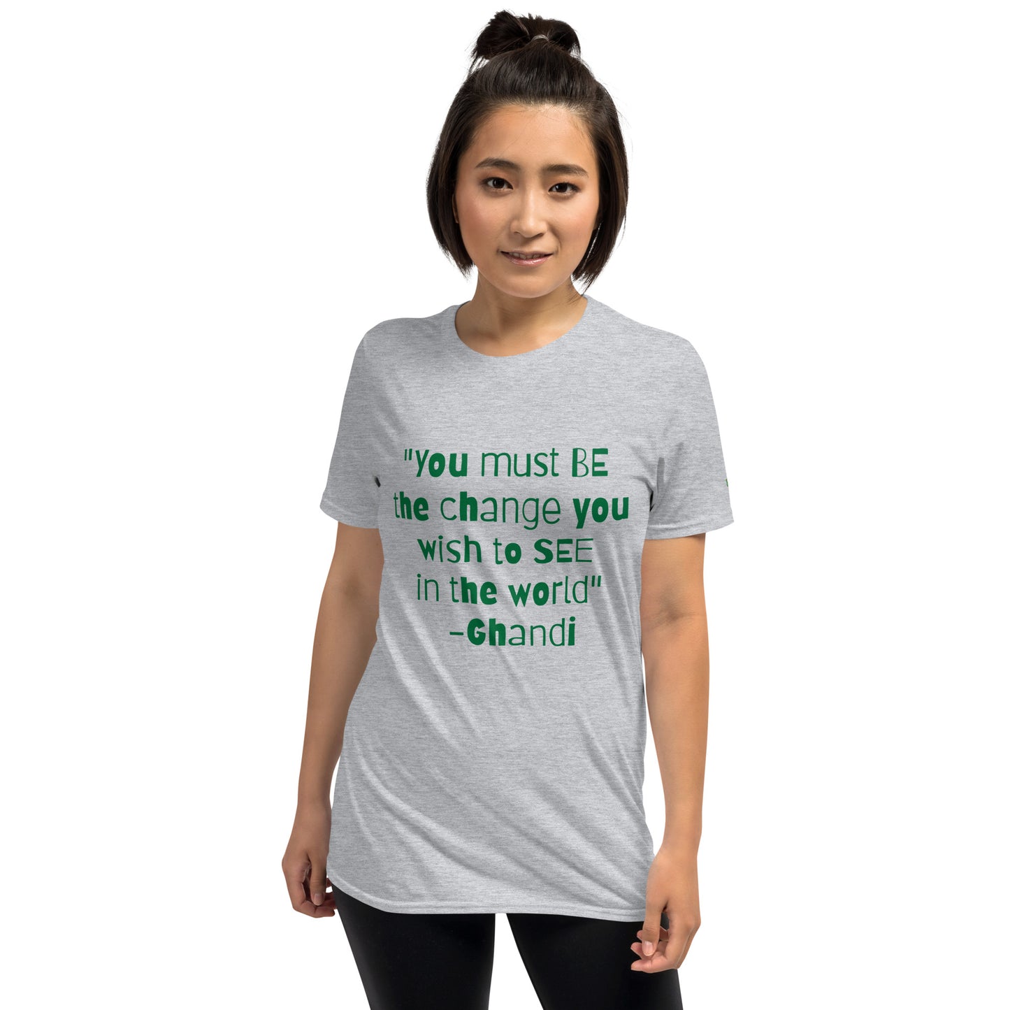 "Be the change" Short-Sleeve Unisex T-Shirt
