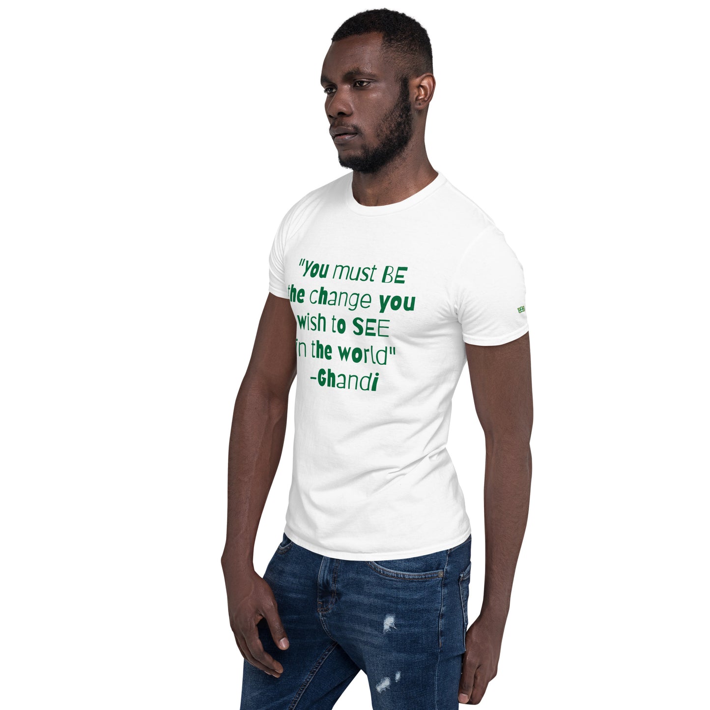 "Be the change" Short-Sleeve Unisex T-Shirt