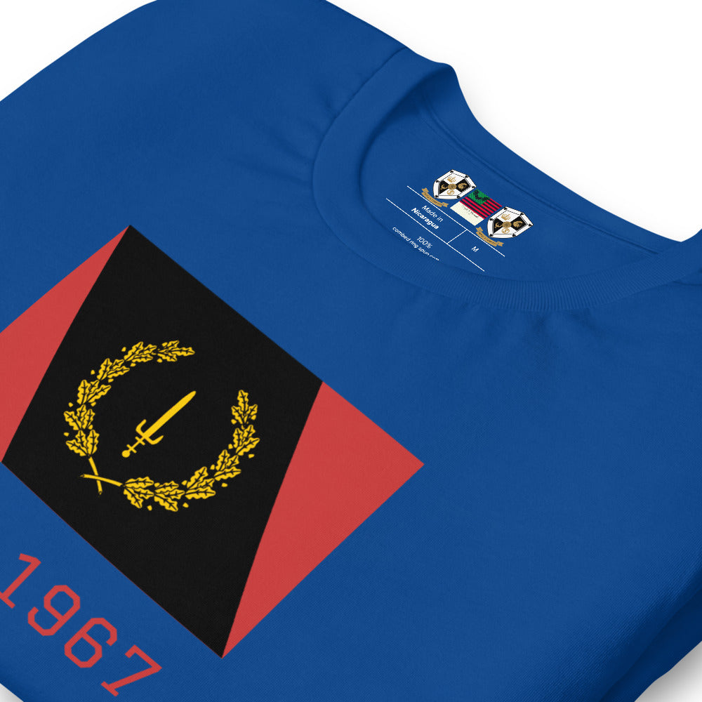 Black American Heritage Flag Short-Sleeve Unisex T-Shirt