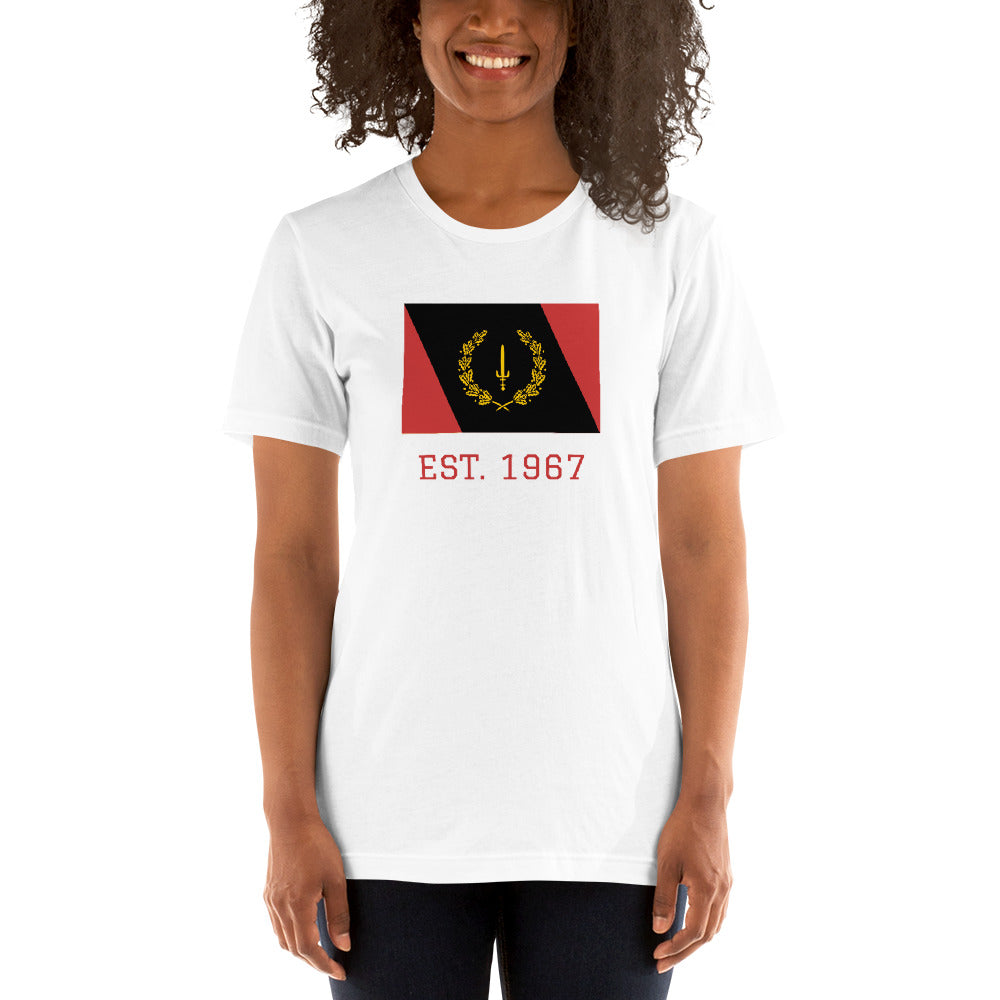 Black American Heritage Flag Short-Sleeve Unisex T-Shirt