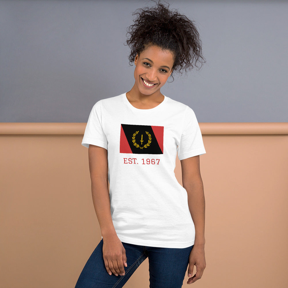 Black American Heritage Flag Short-Sleeve Unisex T-Shirt
