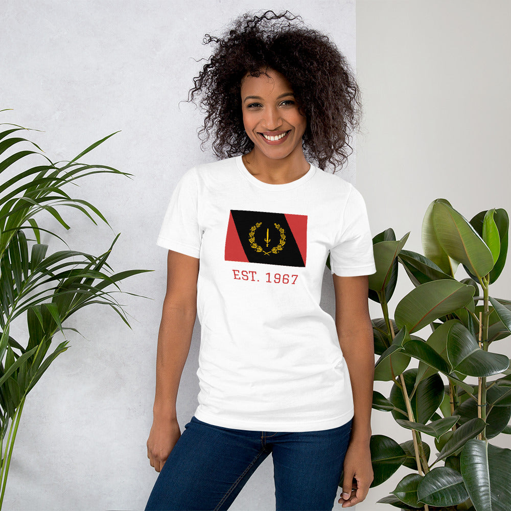 Black American Heritage Flag Short-Sleeve Unisex T-Shirt