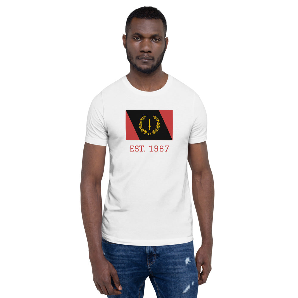 Black American Heritage Flag Short-Sleeve Unisex T-Shirt