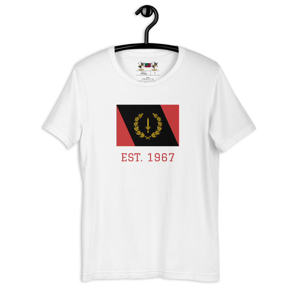 Black American Heritage Flag Short-Sleeve Unisex T-Shirt