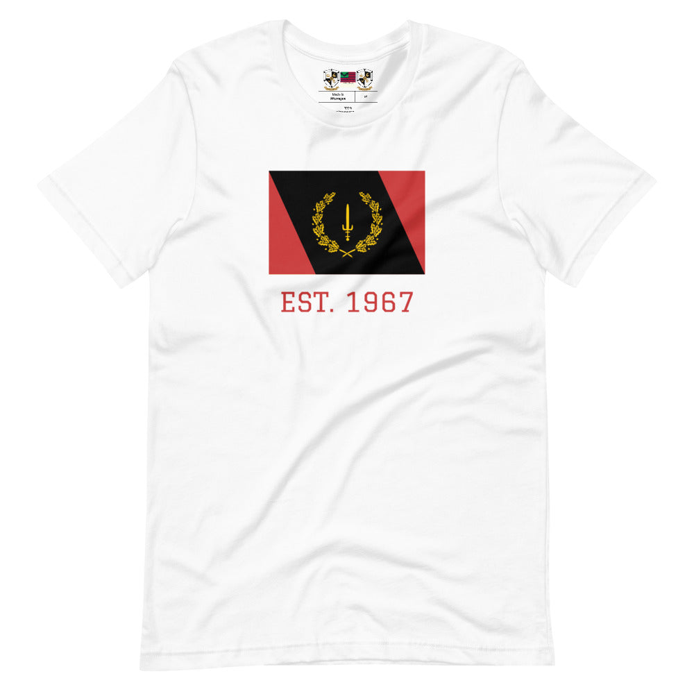 Black American Heritage Flag Short-Sleeve Unisex T-Shirt