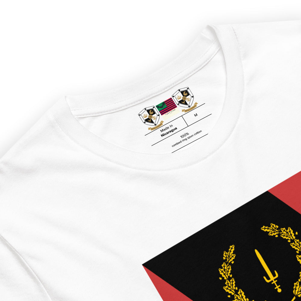 Black American Heritage Flag Short-Sleeve Unisex T-Shirt