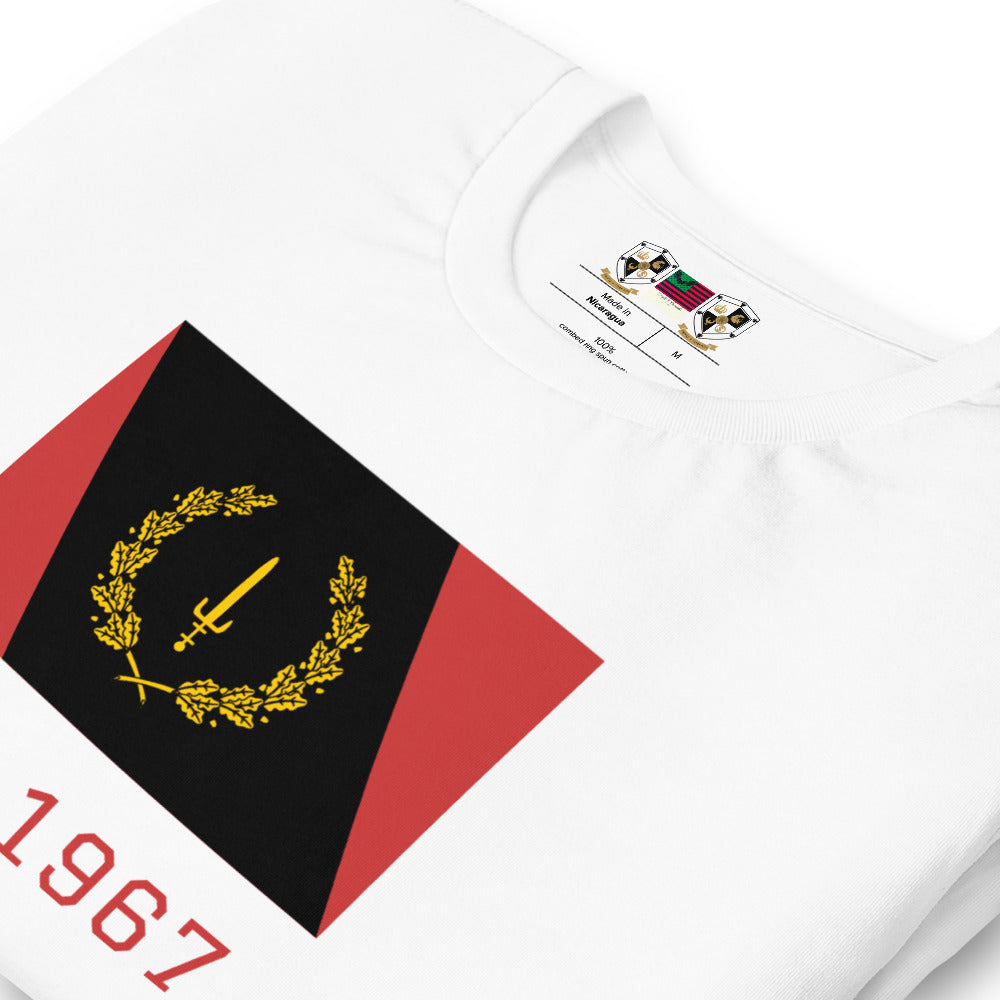Black American Heritage Flag Short-Sleeve Unisex T-Shirt