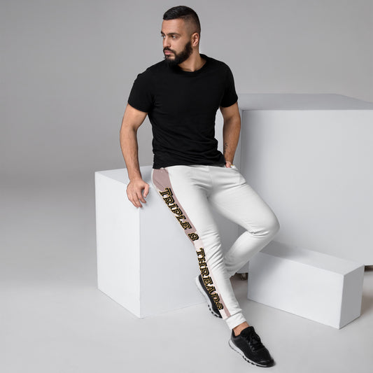 8xquiZit Collection T8T  Pynk Slaymingo Men's Joggers - White