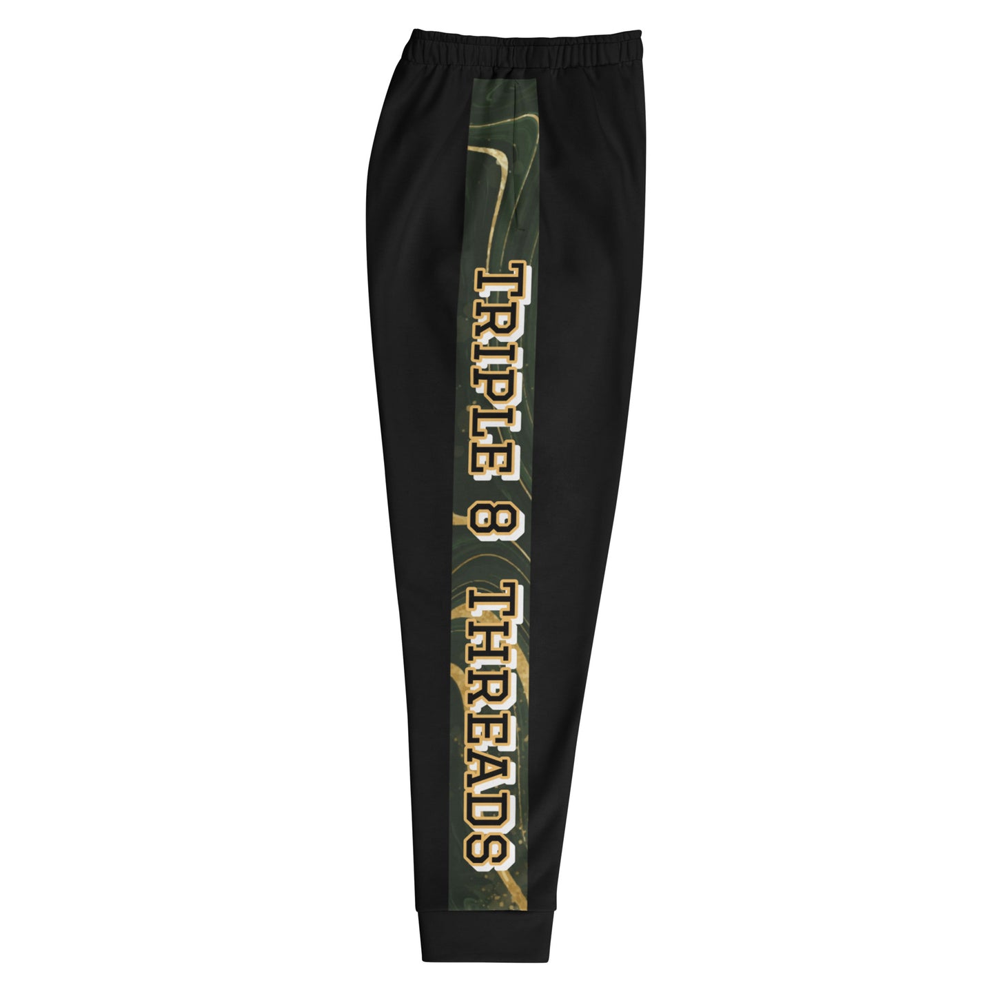 8xquiZit Collection T8T Green Luxury Men's Joggers - Black