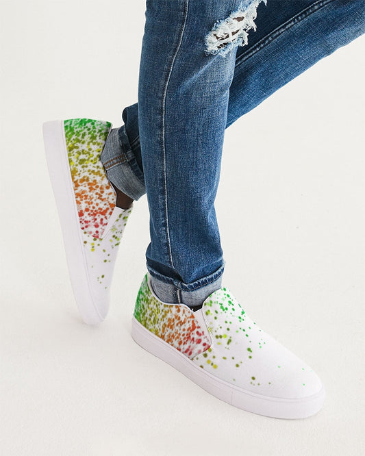 Rainbow Coruscate 2 Men's Slip-On Canvas Shoe