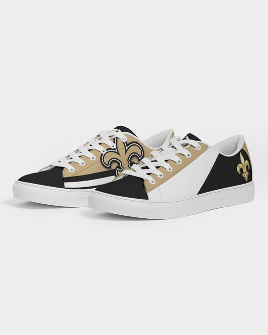 T8T Prosperity Shield - Fleur de Lis Saints Gold N Black Sneaker