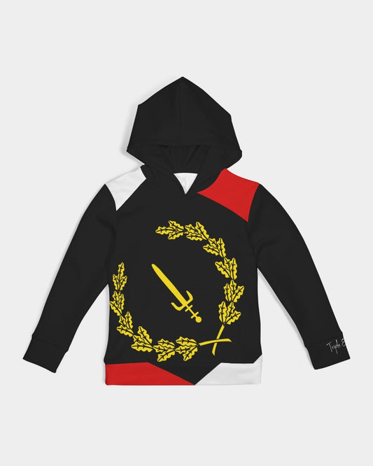 Black American Heritage Flag Kids Hoodie