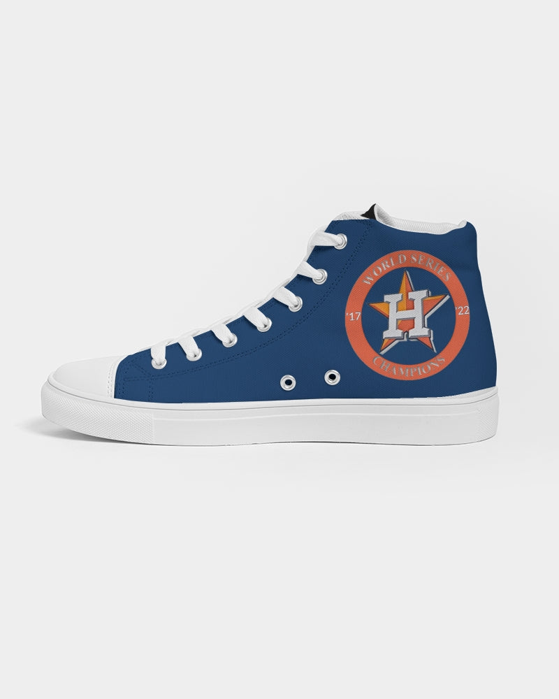 2X World Series Champs - Houston Astros!!! Women's Hightop Canvas Shoe