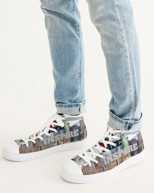 HMI RYC NY- Kicks Men's Hightop Canvas Shoe