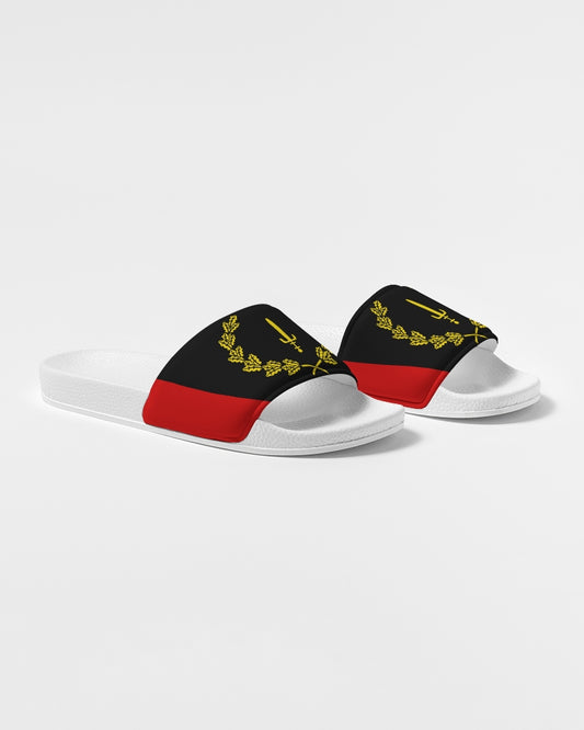 Black American Heritage Flag Women's Slide Sandal