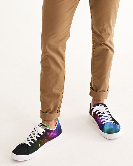 Pride 2022 Men's Rainbow Clouds Faux-Leather Sneaker