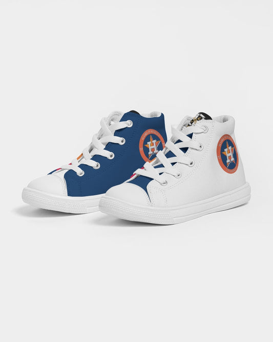 2X World Series Champs - Houston Astros!!! Kids Hightop Canvas Shoe