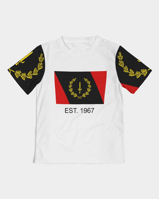 Black American Heritage Flag Kids Tee